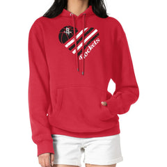 Houston Rockets G-III 4Her by Carl Banks Women's Heart Pullover Hoodie - Red shop