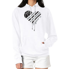 San Antonio Spurs G-III 4Her by Carl Banks Women's Heart Pullover Hoodie - White on sale