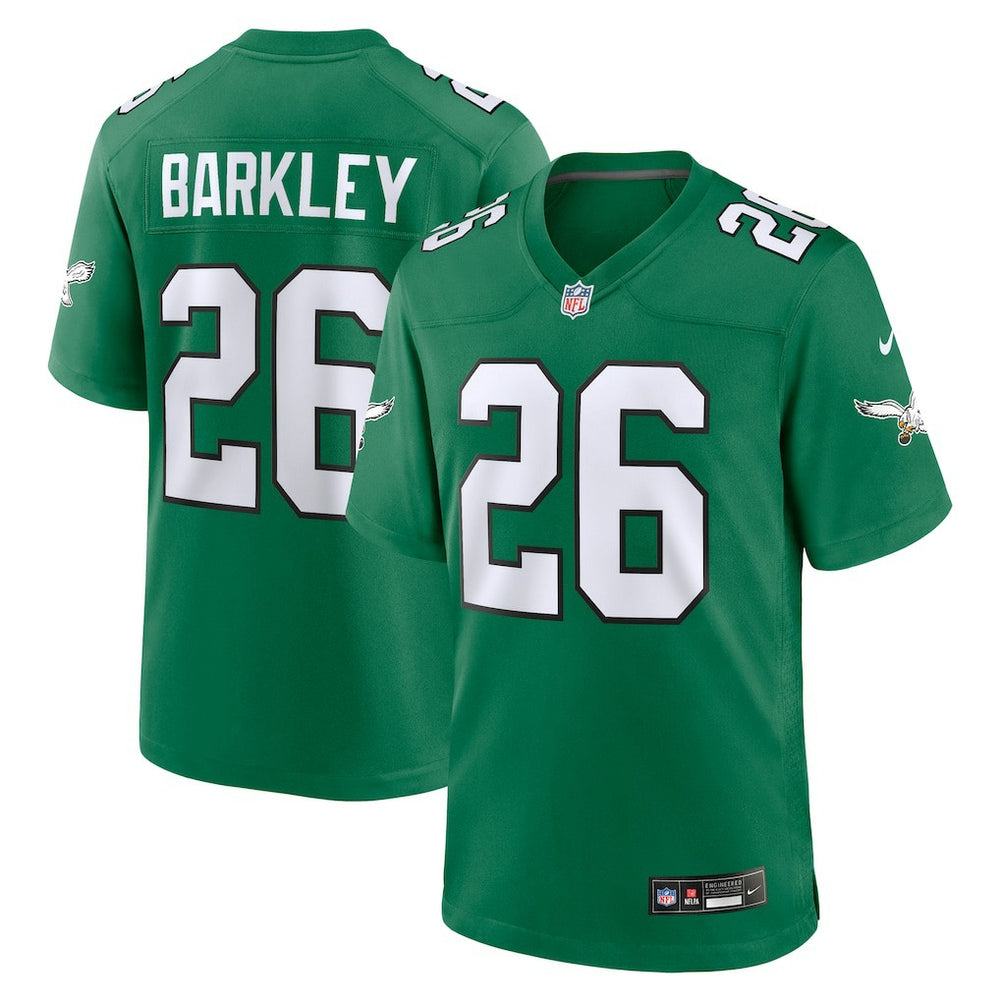 Saquon Barkley Philadelphia Eagles Alternate Game Jersey - Kelly Green on sale
