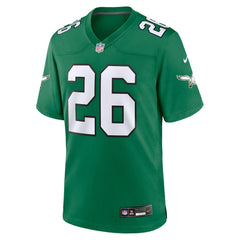 Saquon Barkley Philadelphia Eagles Alternate Game Jersey - Kelly Green on sale
