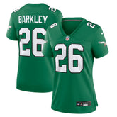 Saquon Barkley Philadelphia Eagles Women's Alternate Game Jersey - Kelly Green on sale