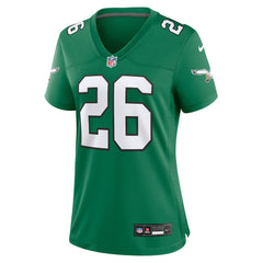 Saquon Barkley Philadelphia Eagles Women's Alternate Game Jersey - Kelly Green on sale