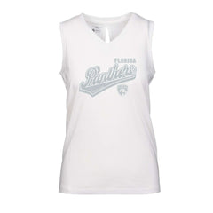 Florida Panthers Levelwear Women's Paisley Sweep V-Neck Tank Top - White Tank Top