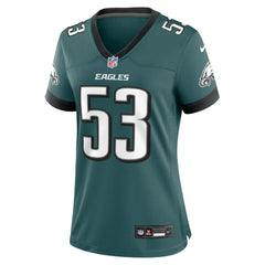 Zack Baun Philadelphia Eagles Women's Game Jersey - Midnight Green sale