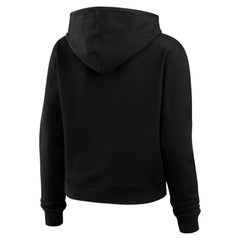 Los Angeles Kings WEAR by Erin Andrews Women's Waffle-Knit Pullover Hoodie - Black Hoodies