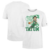 Jayson Tatum Boston Celtics Caricature Player T-Shirt - White discount