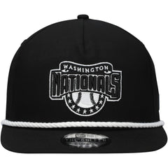 Washington Nationals Golfer Snapback Hat Black