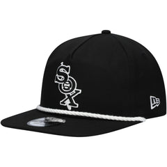 Chicago White Sox Golfer Snapback Hat Black