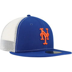 New York Mets Team Color 59FIFTY Trucker Fitted Hat Royal