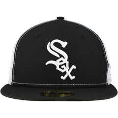 Chicago White Sox Team Color 59FIFTY Trucker Fitted Hat Black