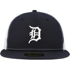 Detroit Tigers Team Color 59FIFTY Trucker Fitted Hat Navy