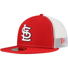 St. Louis Cardinals Team Color 59FIFTY Trucker Fitted Hat Red
