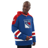New York Rangers Starter Hockey Pullover Hoodie - Blue/Red Hoodies