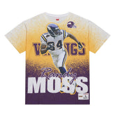 Randy Moss Minnesota Vikings Burst Retired Player T-Shirt - Gray outlet