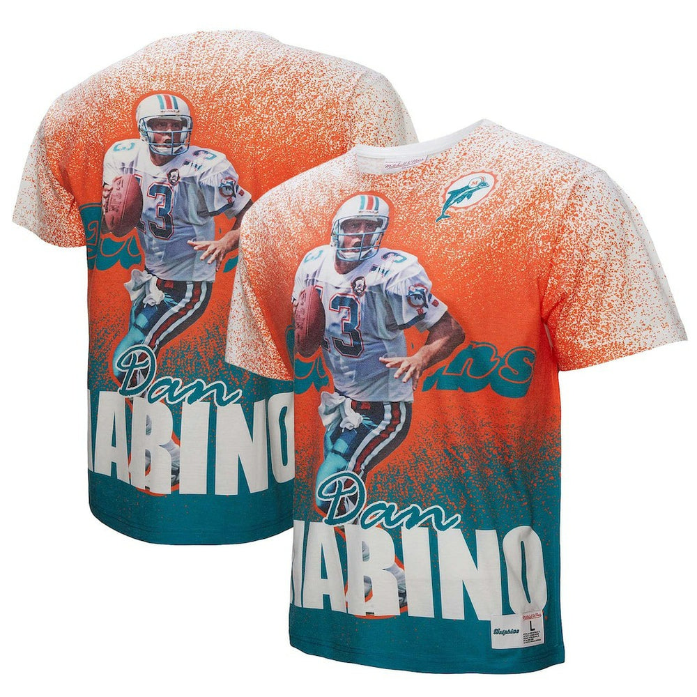 Dan Marino Miami Dolphins Burst Retired Player T-Shirt - White for sale
