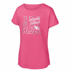 Arizona Cardinals Girls Youth Signal Caller Dolman T-Shirt - Pink cheap