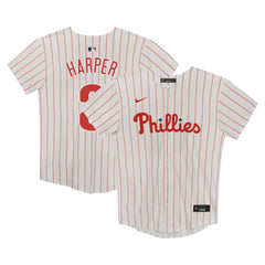 Bryce Harper Philadelphia Phillies Preschool Home Game Jersey White