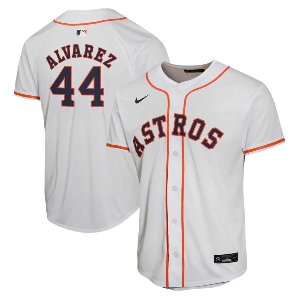 Yordan Alvarez Houston Astros Youth Home Game Player Jersey White