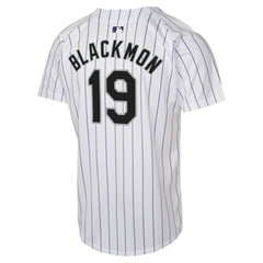 Charlie Blackmon Colorado Rockies Youth Home Game Player Jersey White