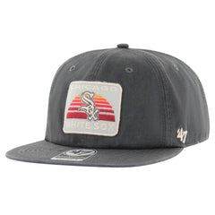 Chicago White Sox Cypress Captain Snapback Hat Charcoal