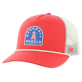 Los Angeles Angels Cypress Trucker Hitch Adjustable Hat Red