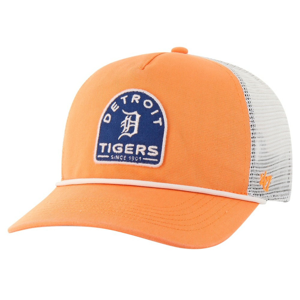 Detroit Tigers Cypress Trucker Hitch Adjustable Hat Orange