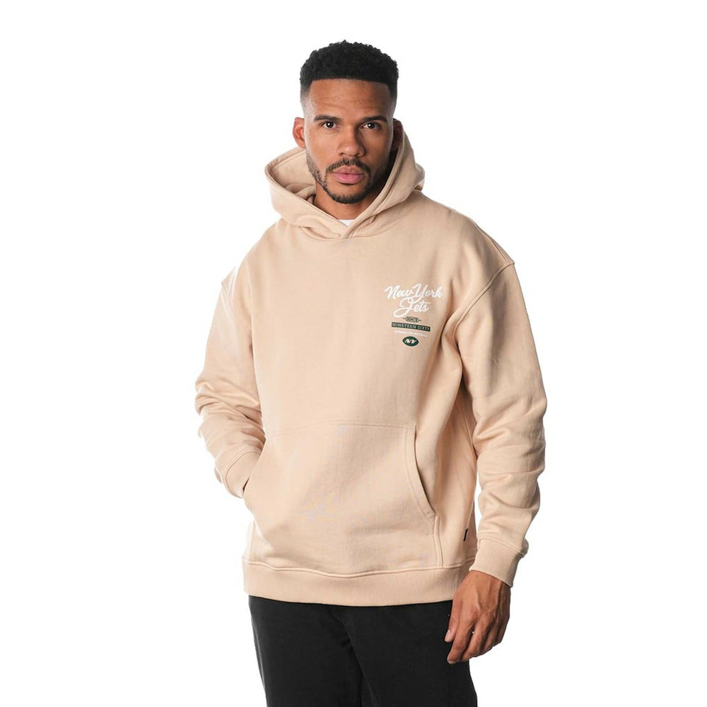 New York Jets The Wild Collective Unisex Fleece Pullover Hoodie - Cream outlet