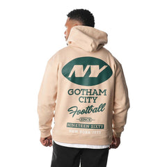 New York Jets The Wild Collective Unisex Fleece Pullover Hoodie - Cream outlet