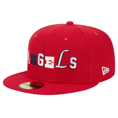 Los Angeles Angels Ransom 59FIFTY Fitted Hat Red