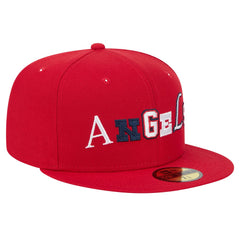 Los Angeles Angels Ransom 59FIFTY Fitted Hat Red