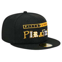 Pittsburgh Pirates Ransom 59FIFTY Fitted Hat Black