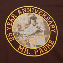 Tony Gwynn San Diego Padres Legends Photo Real T-Shirt Brown