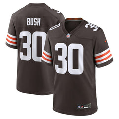 Devin Bush Cleveland Browns Game Jersey - Brown on sale