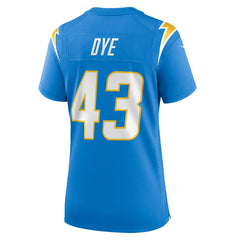Troy Dye Los Angeles Chargers Women's Game Jersey - Powder Blue discount
