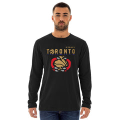 Toronto Raptors 2024/25 City Edition Long Sleeve T-Shirt - Black cheap