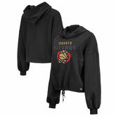 Toronto Raptors Women's 2024/25 City Edition Cropped Pullover Hoodie - Black online