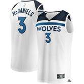 Jaden McDaniels Minnesota Timberwolves Fast Break Replica Player Jersey - Association Edition - White cheap