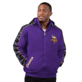 Minnesota Vikings Starter Thursday Night Gridiron Full-Zip Jacket - Purple on sale