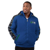 Seattle Seahawks Starter Thursday Night Gridiron Full-Zip Hoodie Jacket - Royal cheap