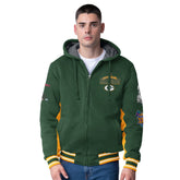 Green Bay Packers G-III Extreme No Huddle Commemorative Full-Zip Hoodie Jacket - Green sale