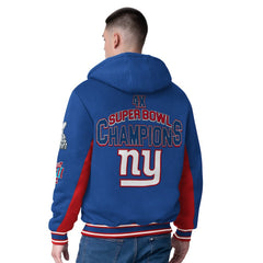 New York Giants G-III Extreme No Huddle Commemorative Full-Zip Hoodie Jacket - Royal cheap