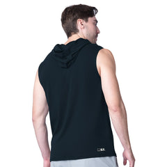 Chicago Bears MSX by Michael Strahan Action Sleeveless Pullover Hoodie - Navy discount