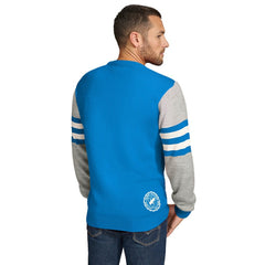 Los Angeles Chargers Tommy Hilfiger Acrylic Crewneck Pullover Sweater - Powder Blue/Heather Gray online