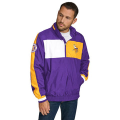 Minnesota Vikings Tommy Hilfiger Gael Lightweight Half-Zip Hoodie Jacket - Purple sale