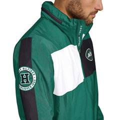 New York Jets Tommy Hilfiger Gael Lightweight Half-Zip Hoodie Jacket - Green outlet