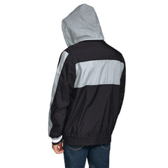 Las Vegas Raiders Tommy Hilfiger Gael Lightweight Half-Zip Hoodie Jacket - Black cheap