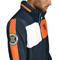 Chicago Bears Tommy Hilfiger Gael Lightweight Half-Zip Pullover Hoodie Jacket - Navy for sale