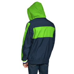 Seattle Seahawks Tommy Hilfiger Gael Lightweight Half-Zip Pullover Hoodie Jacket - College Navy on sale