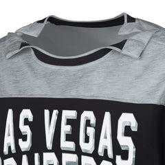 Las Vegas Raiders G-III Sports by Carl Banks Adaptive Hail Mary Long Sleeve T-Shirt - Black/Silver sale