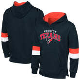 Houston Texans G-III Sports by Carl Banks Adaptive Faceoff Pullover Hoodie - Navy/Red cheap